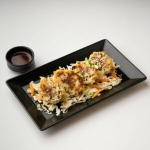 Ντάμπλινγκς με μανιτάρια, τρούφα και χοιρινό