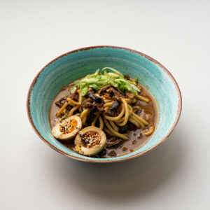 udon soup with bulgogi